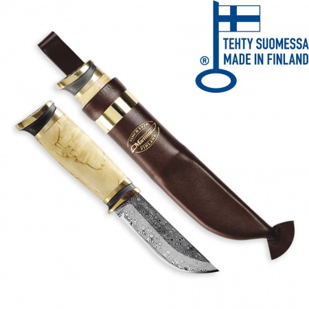Нож Marttiini DAMASCUS (10см) деревянный бокс (арт.557010W)
